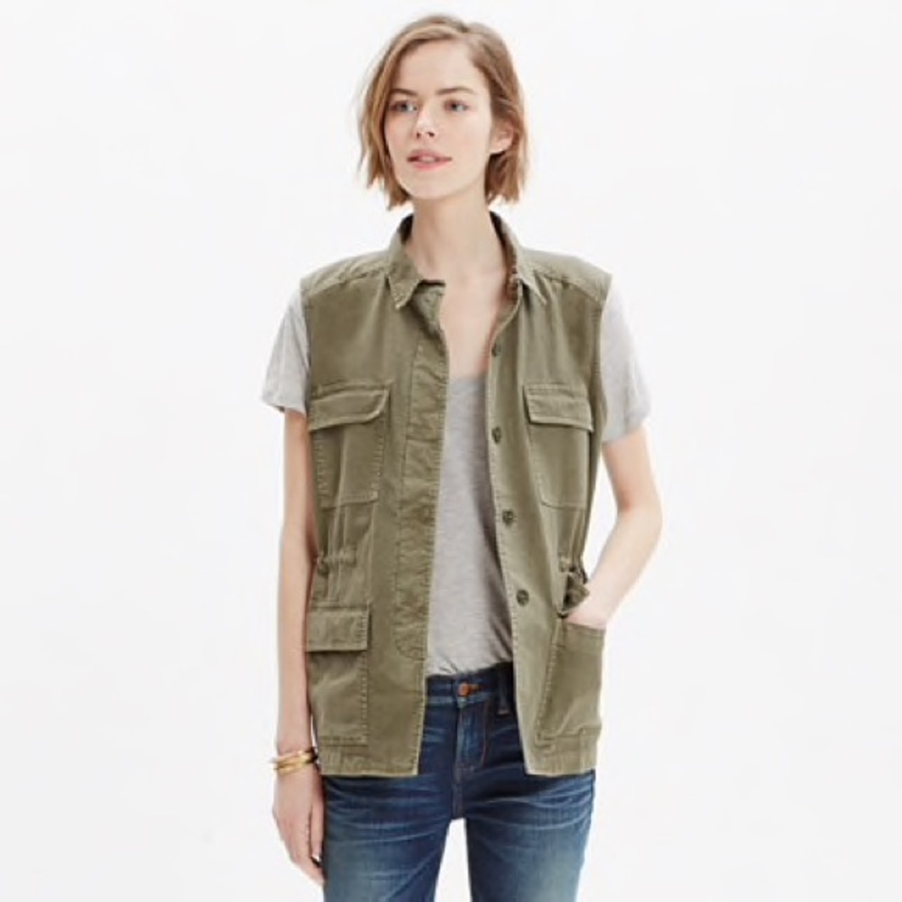 Madewell oversized cargo vest